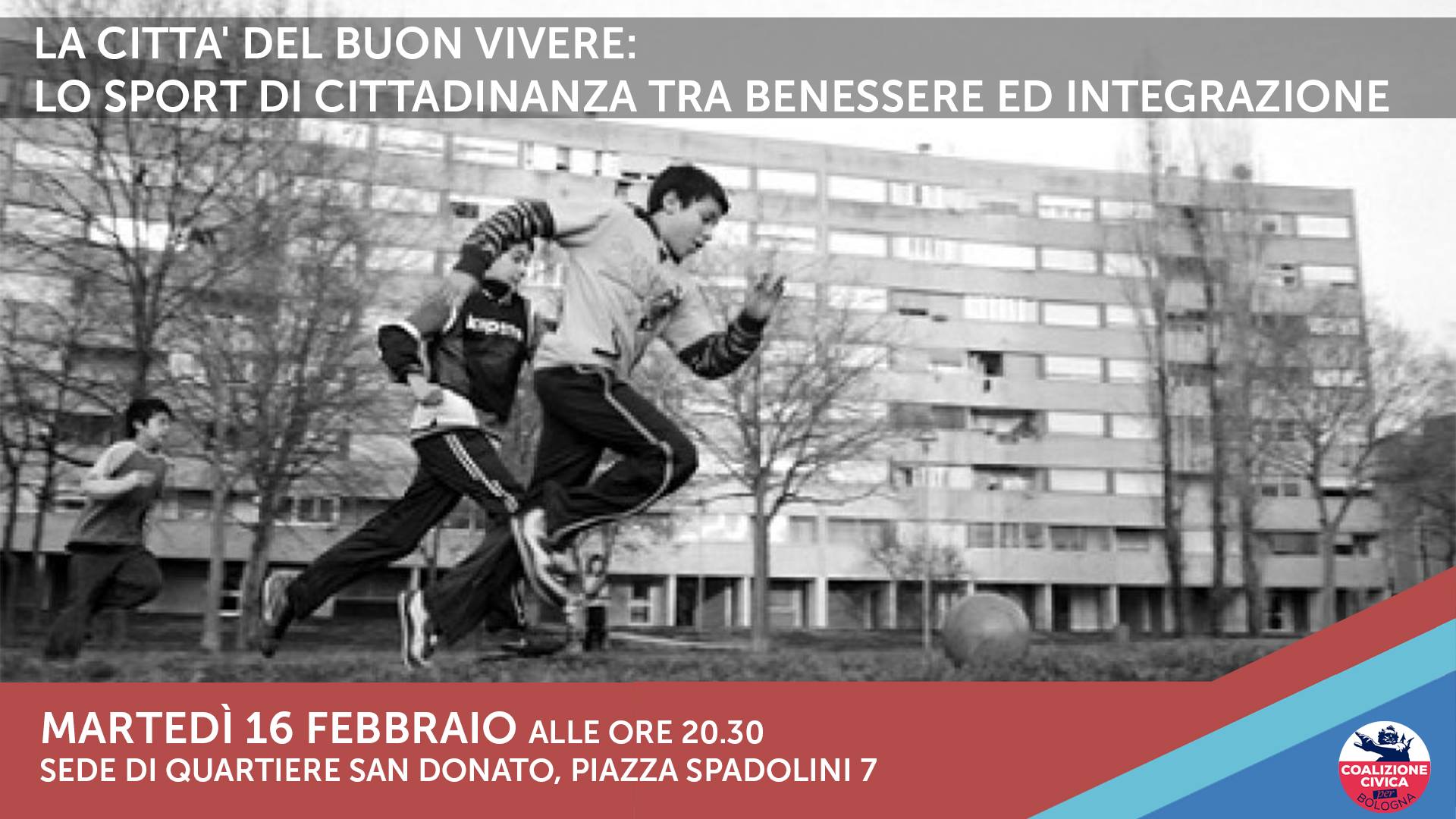 La città del buon vivere: lo sport di cittadinanza tra benessere ed integrazione