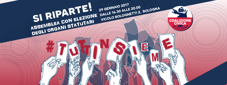 Assemblea della Coalizione Civica. Partecipa anche tu! Ecco come