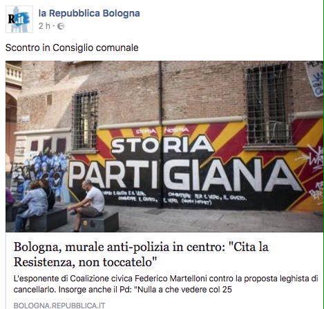 Sui murales in Piazza Verdi una rettifica a Repubblica Bologna
