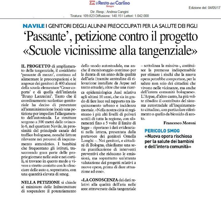 Il passante e la salute dei bambini: le domande e le risposte?