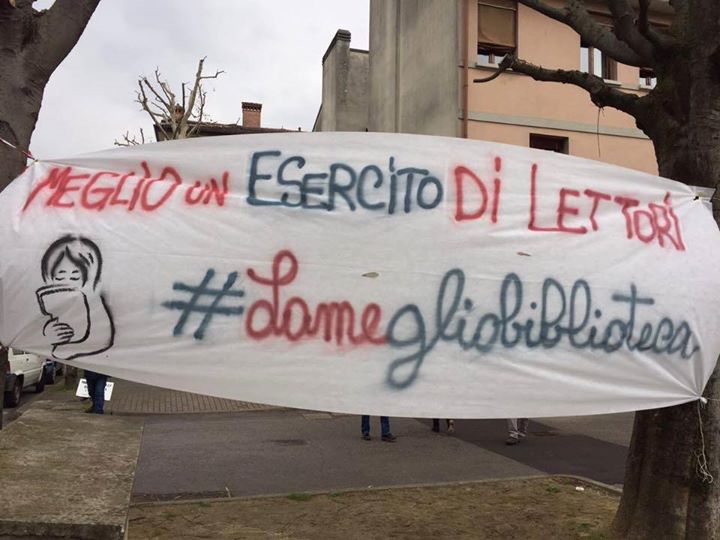 Sabato 13 prosegue la raccolta firme contro l’esternalizzazione della Biblioteca Lame-Cesare Malservisi