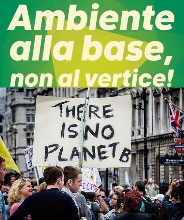 No Planet B! L’ambiente alla base del nostro futuro. Assemblea regionale 23 Maggio e intervista a Basile