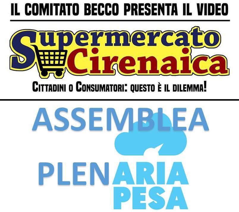 Due appuntamenti in città: alle 19 per il video del comitato BECCO in Cirenaica e alle 20.30 per AriaPesa