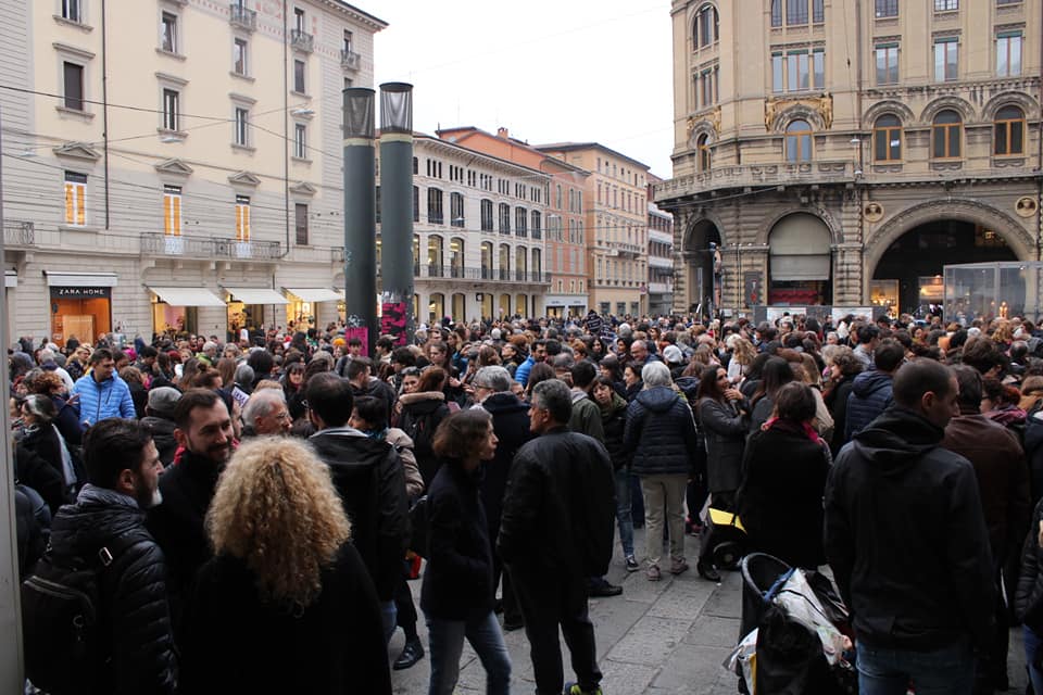 In piazza a Bologna contro il ddl Pillon