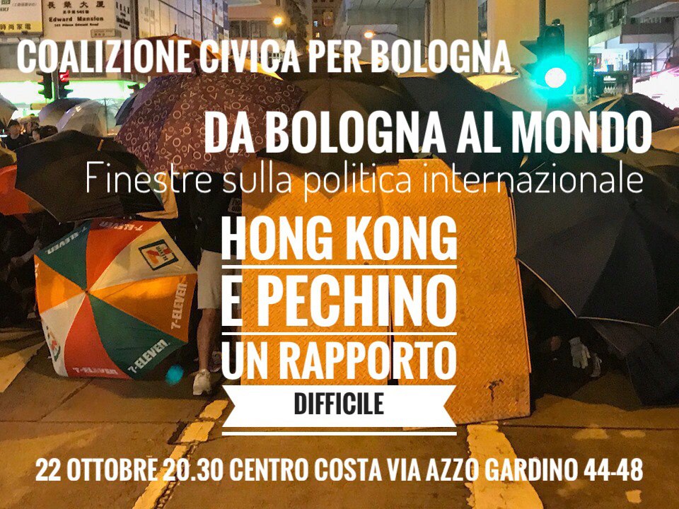 Finestre sul mondo: Hong Kong e Pechino, una serata di approfondimento.