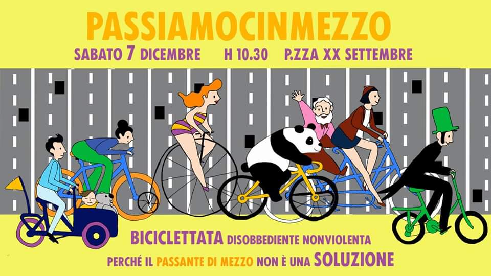 Partecipiamo a “Passiamocinmezzo” per dire ancora una volta “No Passante sulle nostre teste”