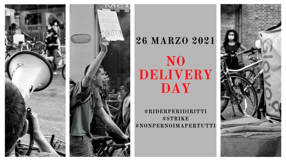 Sosteniamo il NO DELIVERY DAY