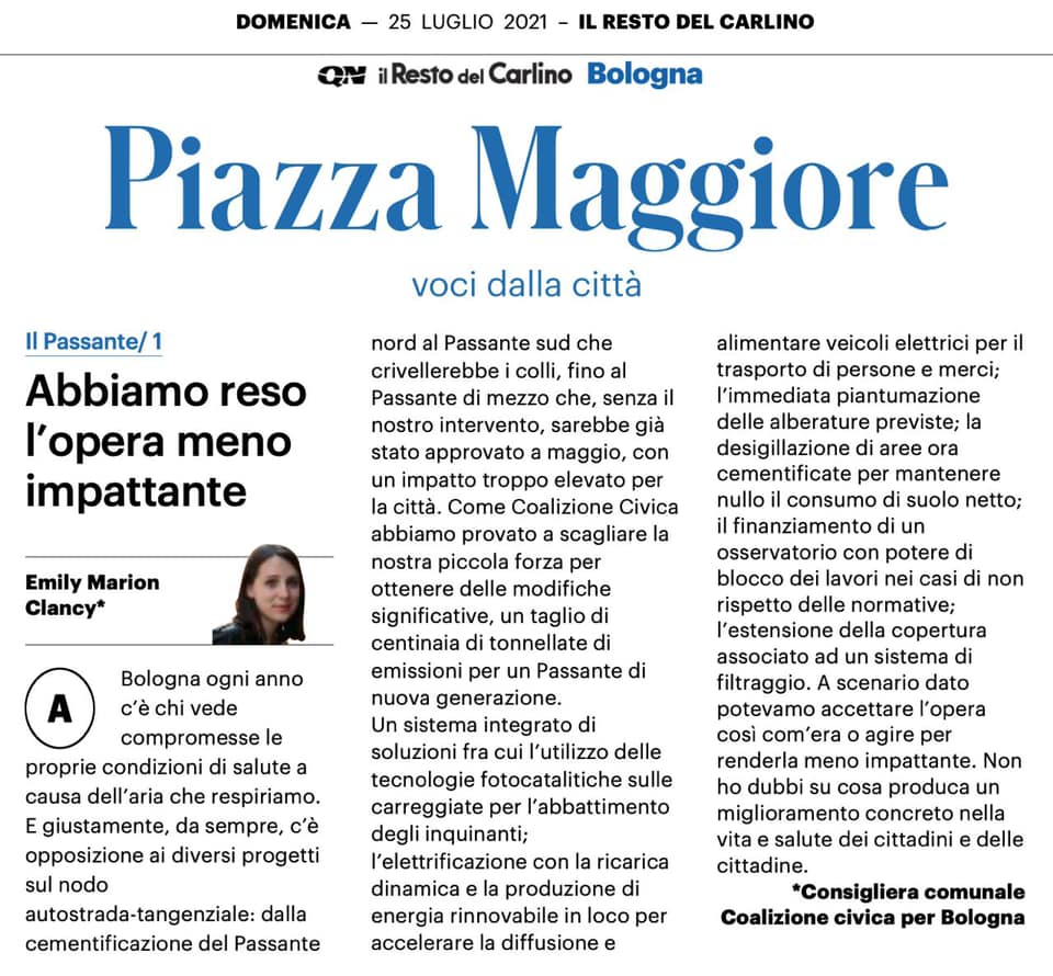 Passante di nuova generazione: l’abbiamo resa un’opera meno impattante