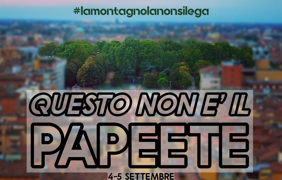 Partecipiamo a “Questo NON è il Papeete – Controfestival Montagnola Republic”